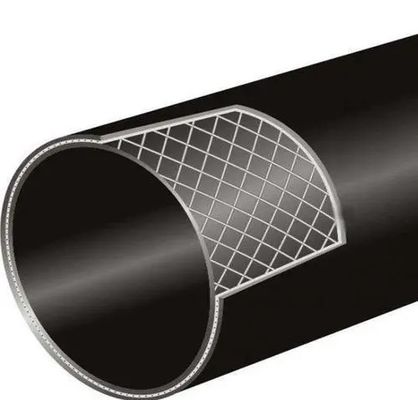 De360mm 지한 HDPE 빗물 배수관 파이프강 메쉬선은 보강했습니다